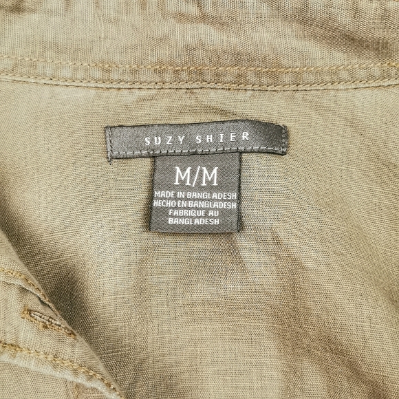 Tan Button-Up Shirt - Picture 8 of 9